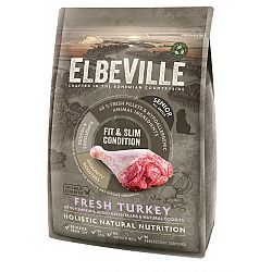 ELBEVILLE granuly Senior All Breeds Fresh Turkey Fit and Slim Condition 4kg