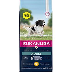 Eukanuba granuly adult medium 15+3kg BONUS