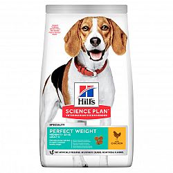 Hill´s Science Plan Canine Adult Perfect Weight Medium Chicken 12kg