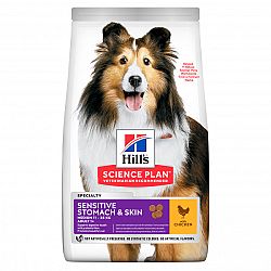 Hill´s Science Plan Canine Adult Sensitive Stomach & Skin Medium Chicken 14kg