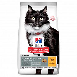 Hill´s Science Plan Feline Mature Adult 7+ Sterilised Cat Chicken 10kg