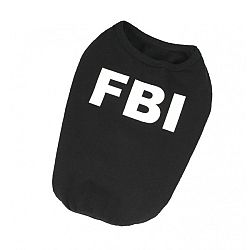 I love pets Tričko FBI čierne M