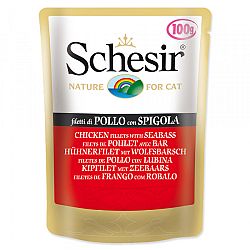 Kapsicka SCHESIR Cat kuracie+ostriez 100g