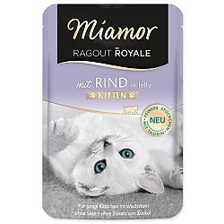 Miamor Ragout Royale kapsička kitten hovädzie v želé 100 g