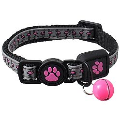 Obojok Active Cat Reflective XS ružový 1x19-31 cm