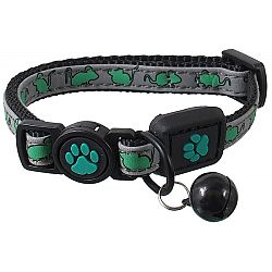 Obojok Active Cat Reflective XXS limetka 1x16-22 cm