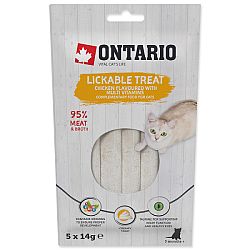 Ontario cat lízacia poch. 5x14 g kura/multivitamín