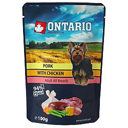 Ontario dog kapsička kura a bravčové vo vývare 100 g