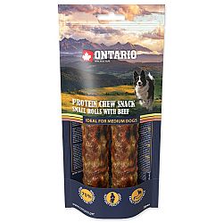 Ontario dog protein snack malá rolka s hovädzinou 2ks - 12 ,7 cm