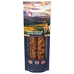 Ontario dog protein snack veľká rolka s hovädzinou 2ks - 25 ,4 cm