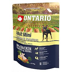 Ontario granuly Adult Mini kura a zemiaky 0,75 kg