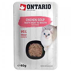 Ontario Kitten polievka kura, mrkva a ryža 40 g