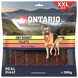 ONTARIO Snack Dry Rabbit Fillet 500 g