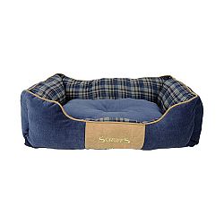 Pelech SCRUFFS Highland Box Bed modrý 75cm