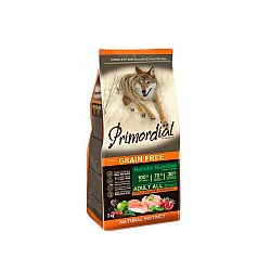 Primordial granuly Dog Adult kura a losos 12 kg