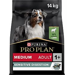 Pro Plan granuly Medium Adult Sensitive Digestion jahňacie 14kg