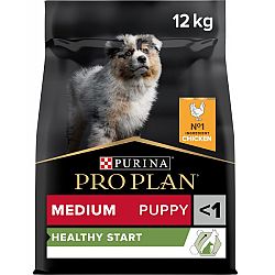 Pro Plan granuly Medium Puppy Healthly start kuracie 12kg