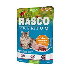 Rasco Premium Cat Adult Sterilized kapsička morka v šťave 85 g