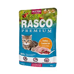 Rasco Premium Cat Kitten kapsička morka v šťave 85 g