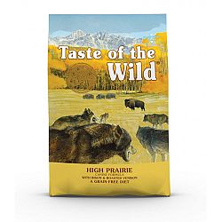 Taste of the Wild Dog High Prairie bizón a zverina 2 kg