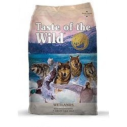 Taste of the Wild Dog Wetlands divá hydina 12,2 kg