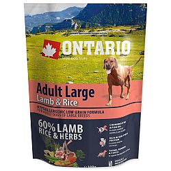 VZORKA Ontario Adult Large jahňa a ryža 0,1 kg