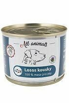 All Animals DOG kúsky lososa 200g + Množstevná zľava zľava 15%