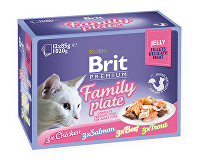 Brit Premium Cat D Fillets in Jelly Family Plate 1020g + Množstevná zľava