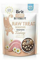 Brit Raw Treat Cat Sensitive, morčacie mäso 40g + Množstevná zľava