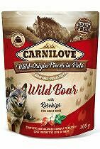 Carnilove Dog Pouch Paté Wild Boar & Rosehips 300g + Množstevná zľava