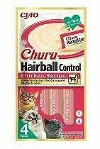 Churu Cat Hairball Chicken Recipe 4x14g + Množstevná zľava