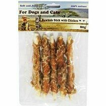 Delikatesa Buffalo skin stick s kuracím mäsom 80g + Množstevná zľava