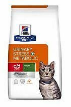 Hill's Fel.PD C/D dry Urinary Stress+Metabolic1,5kg NOVINKA