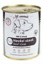 Hovädzí steak All Animals DOG 800g + Množstevná zľava zľava 15%