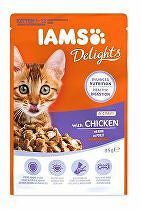 Iams Cat Kitten Chicken in sauce bag 85g + Množstevná zľava