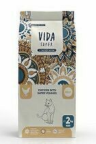 Kraftia VIDA SUPER CAT Adult Chicken & Veggies 2kg zľava 2 + 1 zadarmo