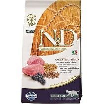 N&D LG CAT Adult Lamb & Blueberry 10kg zľava + Churu ZADARMO