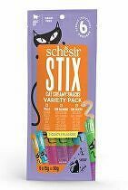 Schesir Cat Treats Stix Liquid Snack Variety 6x15g + Množstevná zľava