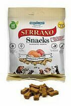 Serrano Snack pre psov - losos a tuniak 100g + Množstevná zľava