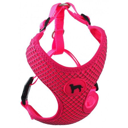 Active dog mellow postroj S 1,5x35-47cm ružový