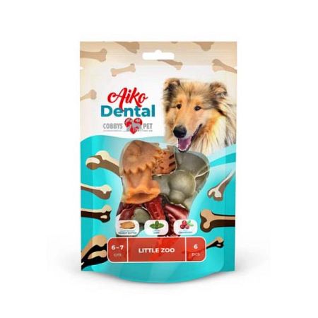 Aiko Dental Little Zoo zvieratká 6-7 cm 6 ks