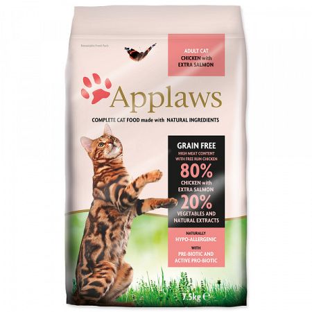 Applaws Dry Cat krmivo kura & losos 7,5 kg