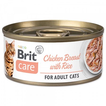 Brit Care Cat konzerva Chicken Breast with Rice 70 g