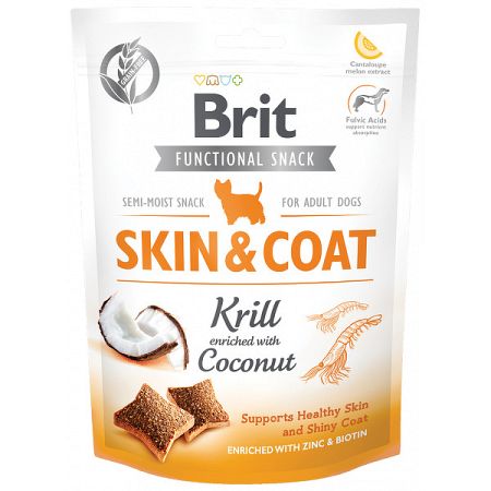 Brit Care Dog Functional Snack Skin & Coat Krill 150g