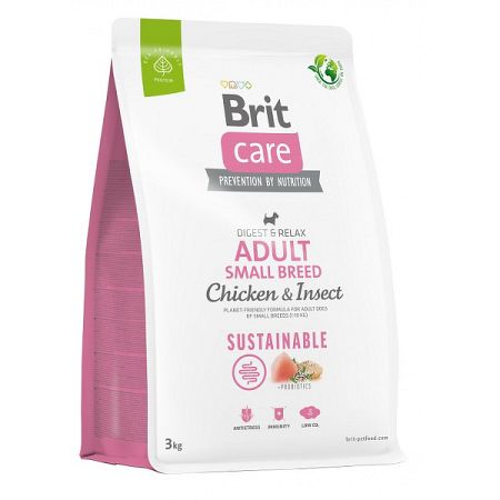 Brit Care granuly Dog Sustainable Adult Small Breed 3kg