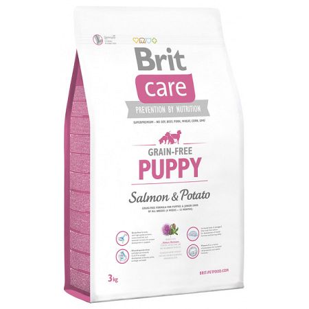 Brit Care granuly Grain-free Puppy ryba a zemiaky 3 kg