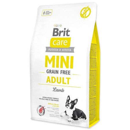 Brit Care granuly Mini Grain Free Adult jahňa 2 kg