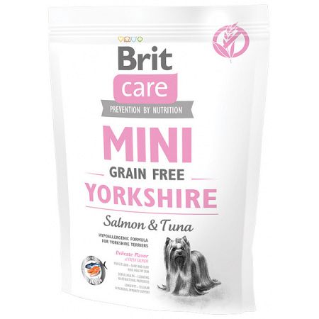 Brit Care granuly Mini Grain Free Yorkshire losos a tuniak 400 g