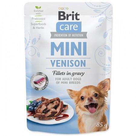 Brit Care Mini Venison fillets in gravy 85g