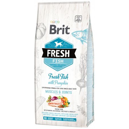 Brit Fresh granuly Adult Large ryba a tekvica 12 kg